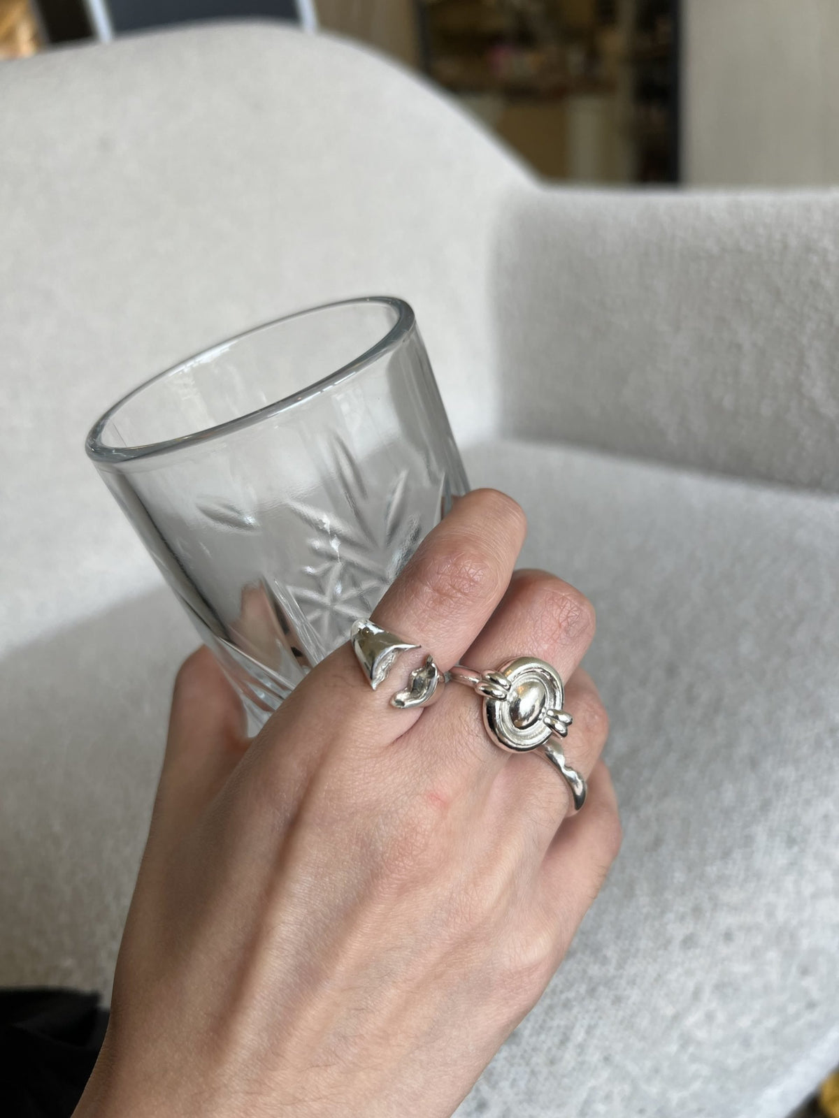 Mirror Ring / 925 Sterling Silver image 1