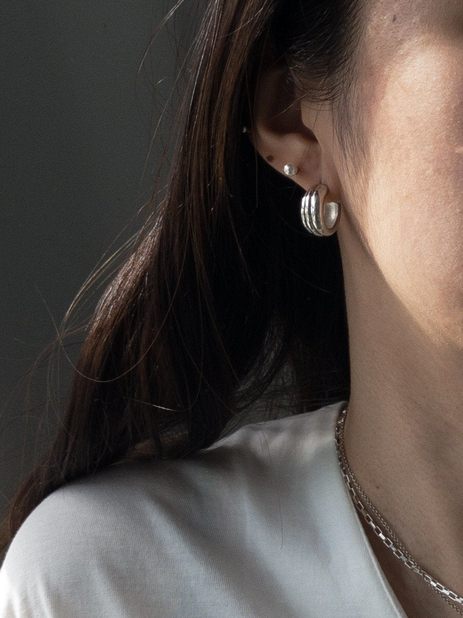 Dream Ripple Hoop Earring image 3