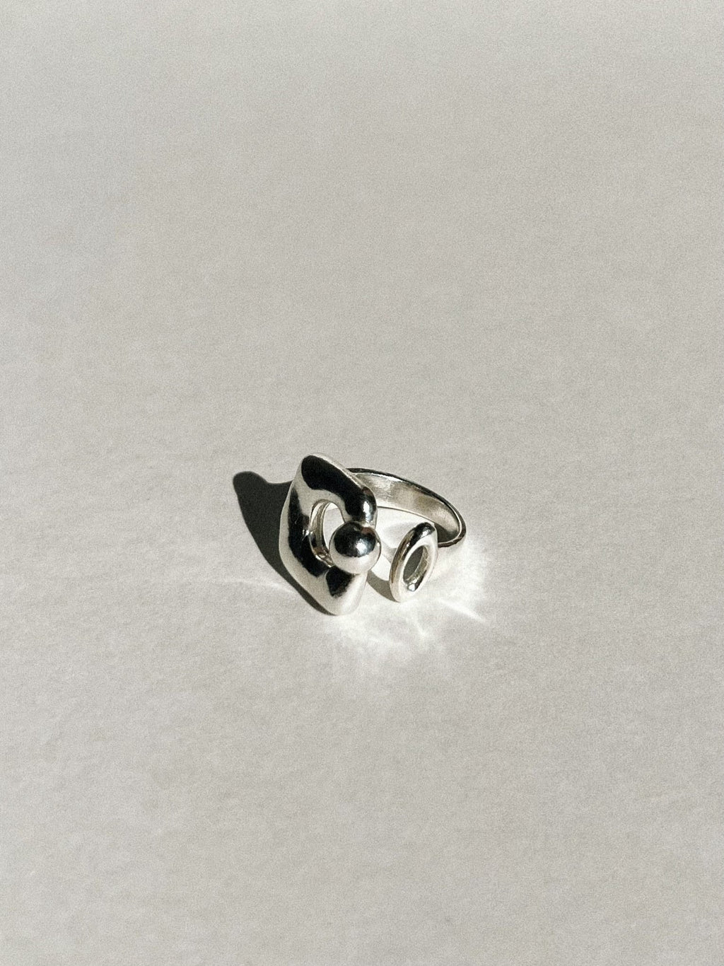 Abstract I Ring / 925 Sterling Silver image 1