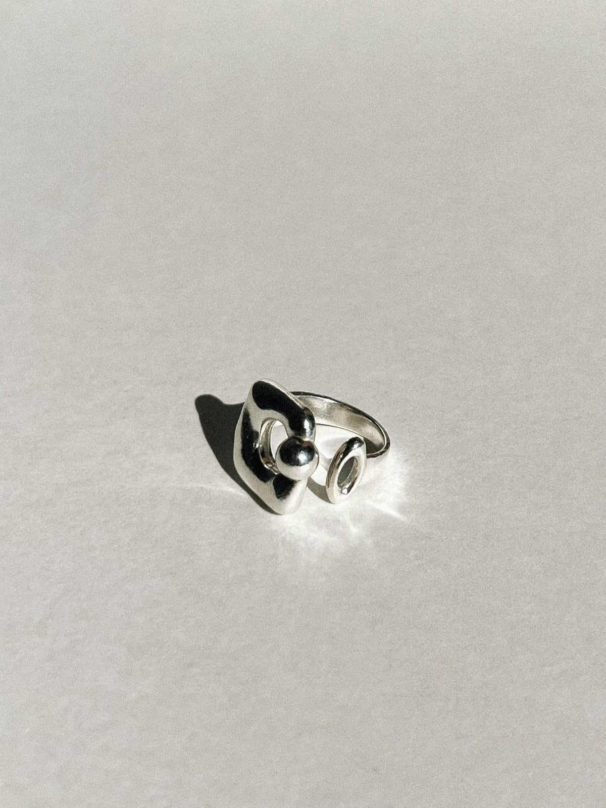 Abstract I Ring / 925 Sterling Silver image 1