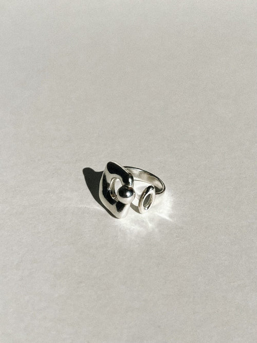 Abstract I Ring / 925 Sterling Silver image 1