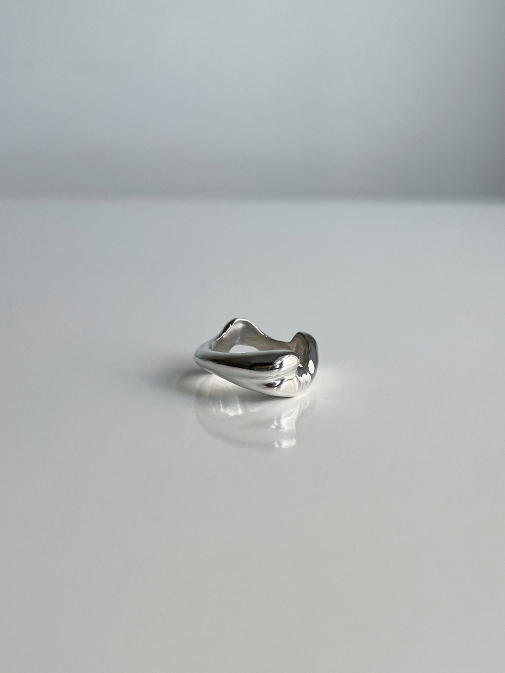 Swirl Ring / 925 Sterling Silver image 0