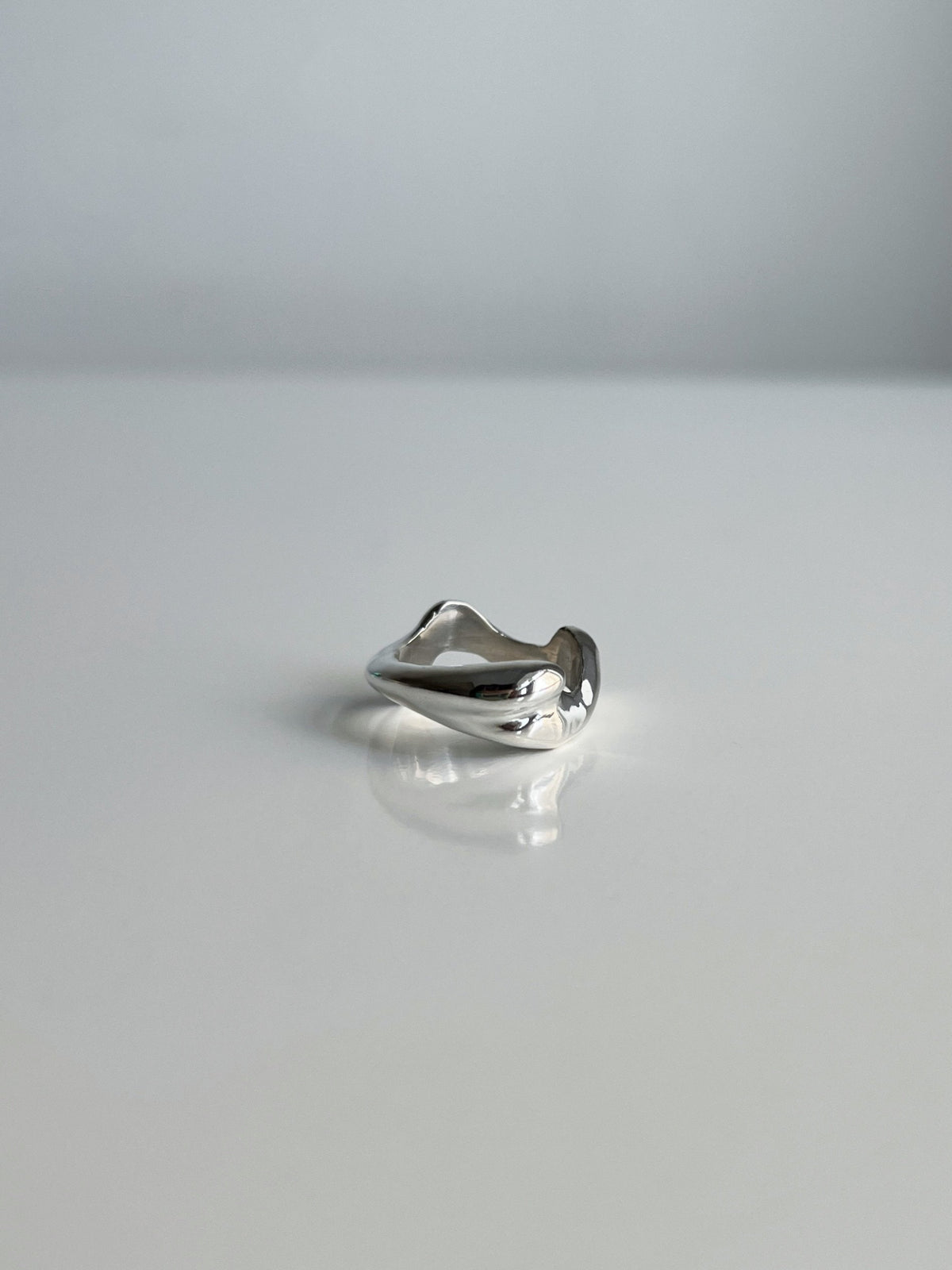 Swirl Ring / 925 Sterling Silver image 0