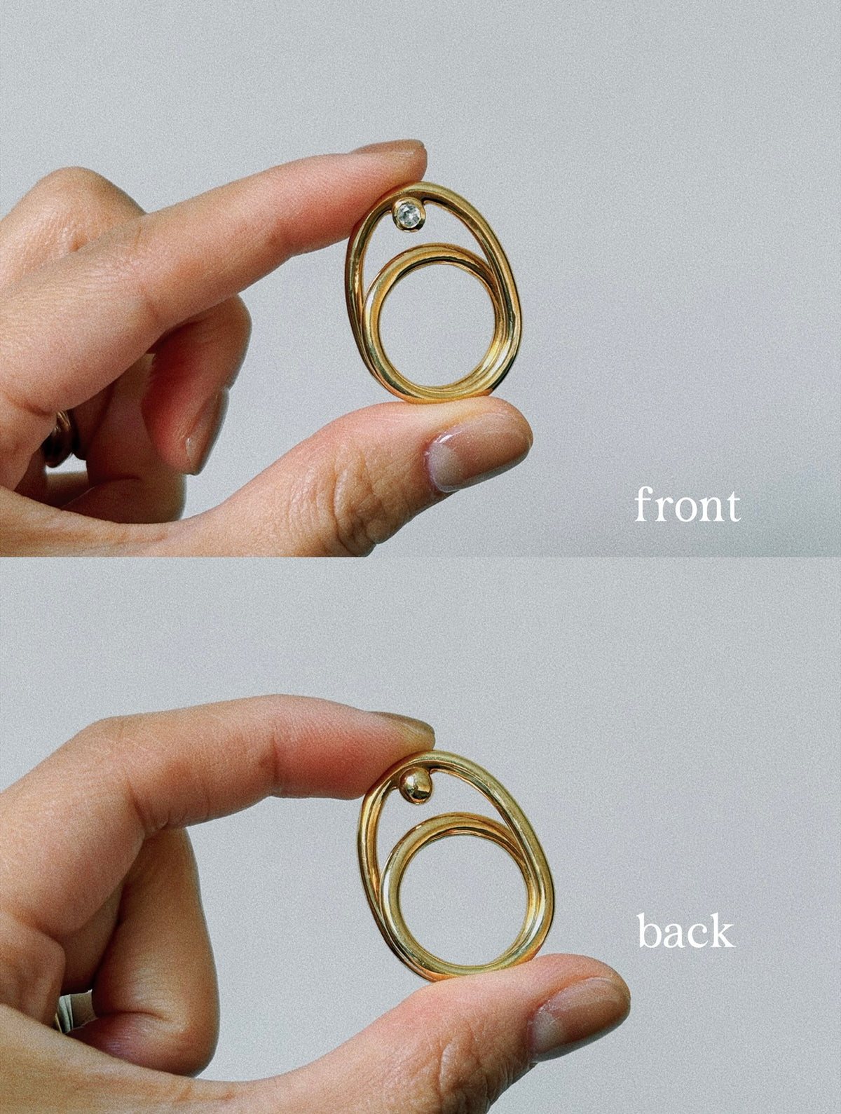 Clip Ring / 925 Sterling Silver