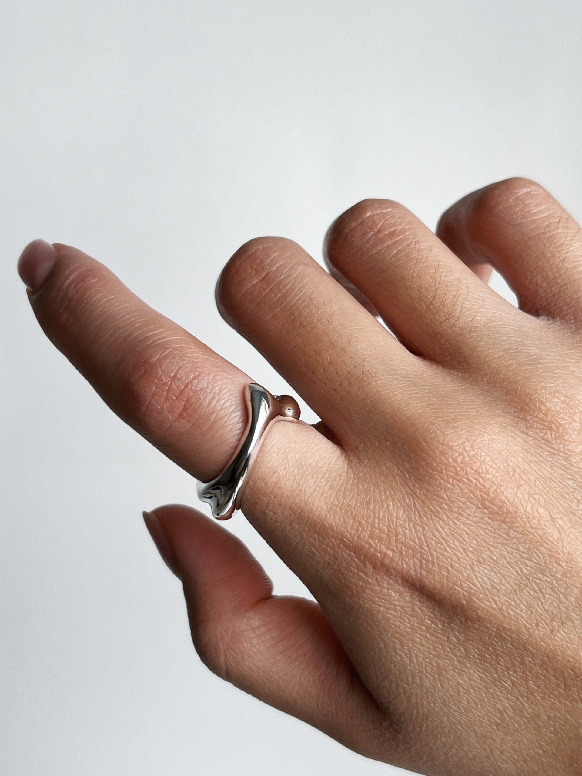Swirl silver ring - DiDA Jewelry